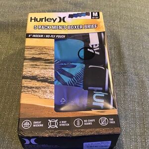 Hurley Men's Boxer Briefs 5-Pack - Black and Blue